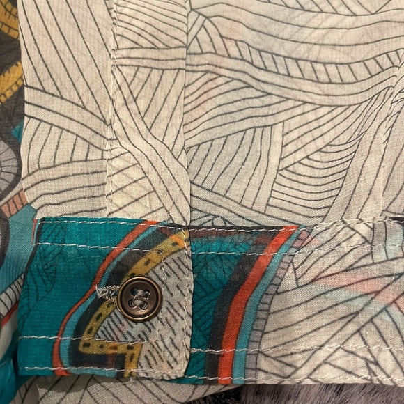 Anthropologie sheer beautifully made sheer blouse size S - Picture 5 of 6